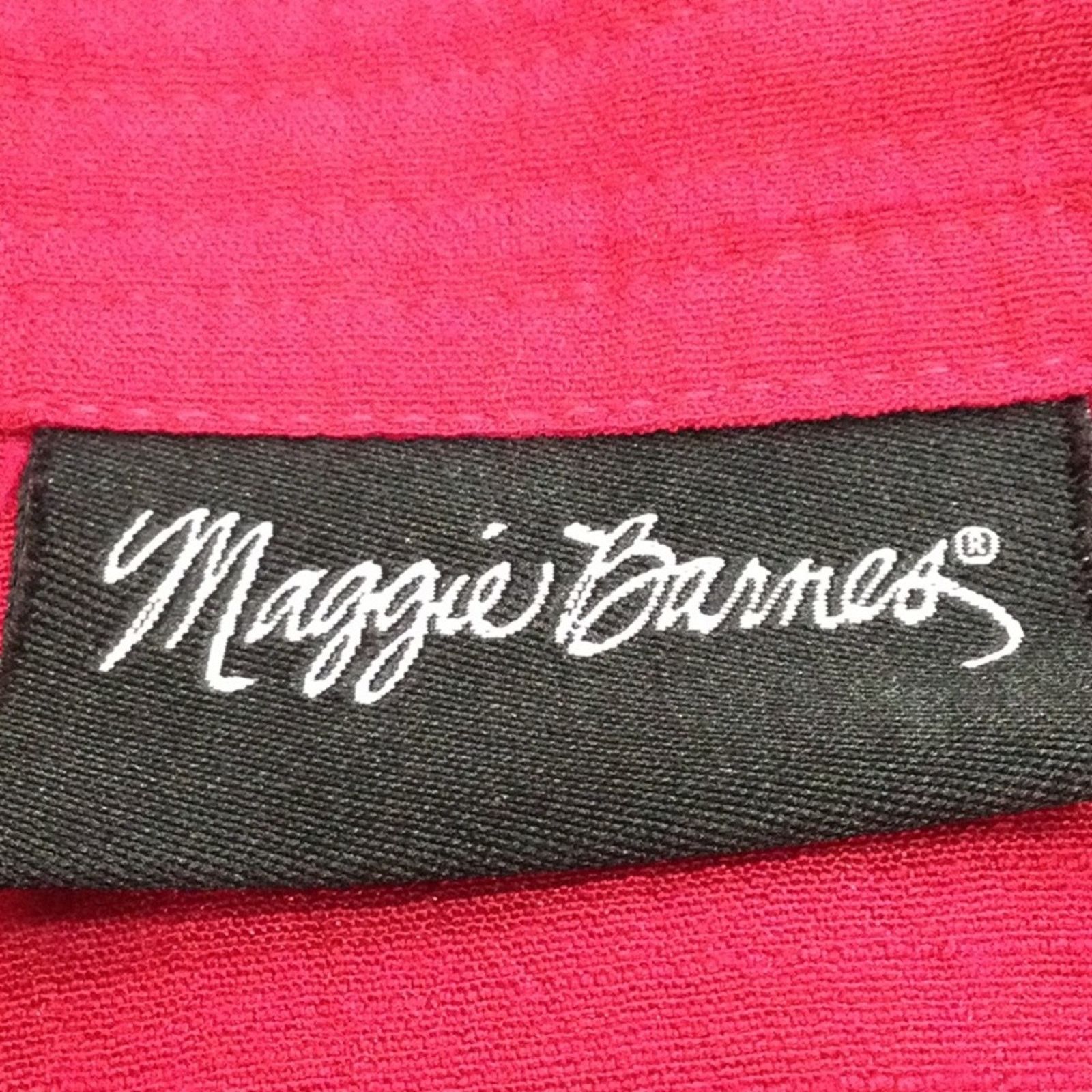Other Maggie Barnes Embroidered Red V-neck 3/4 Split Sleeve Top 0X Size XL / US 12-14 / IT 48-50 - 10 Thumbnail