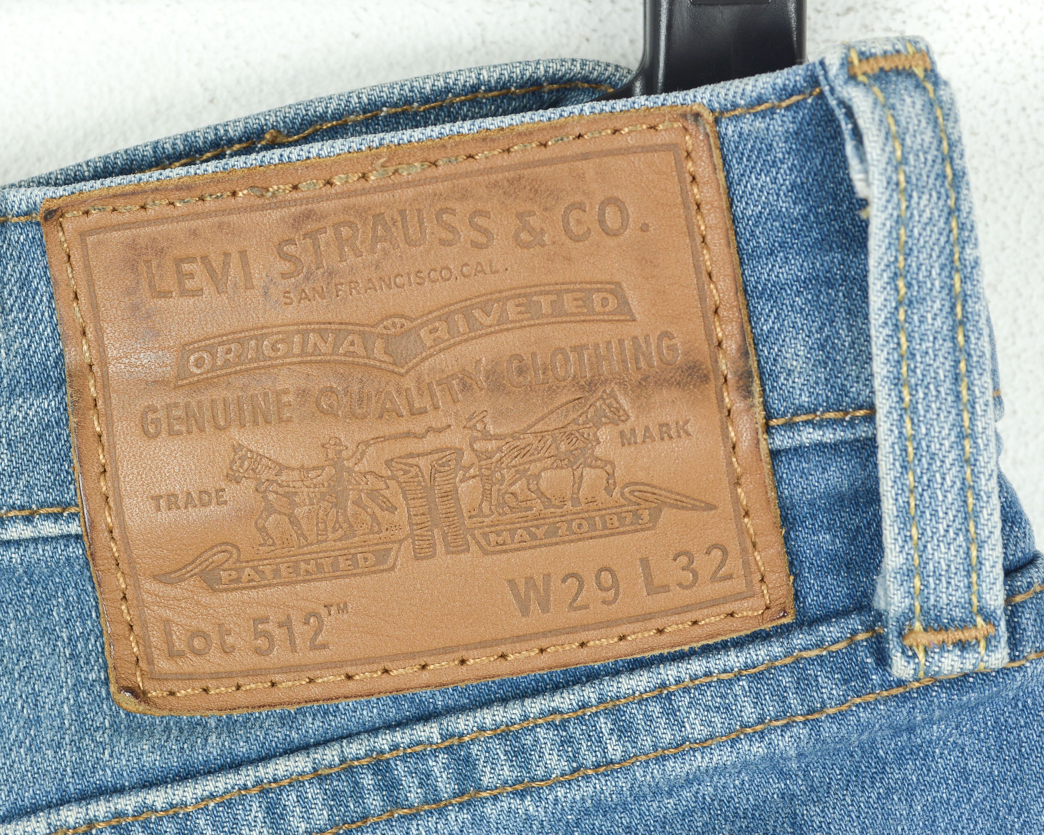 Levi's LEVI'S STRAUSS Premium 512 W29 L32 Jeans Trousers Stretch Size US 29 - 5 Thumbnail