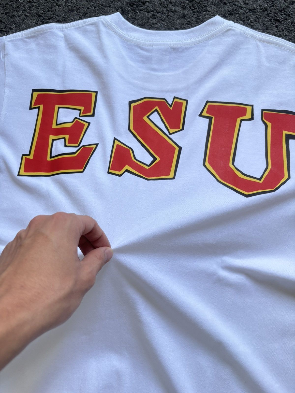 Vintage Vintage red cross Jesus Christian heavyweight white tee Size US M / EU 48-50 / 2 - 17 Thumbnail