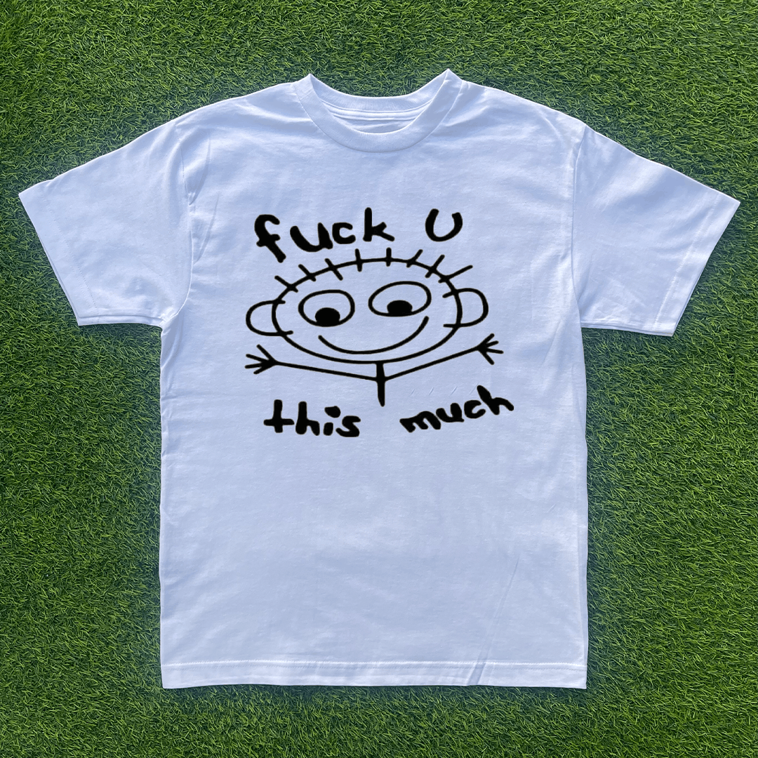 Vintage F YOU THIS MUCH TSHIRT Size US L / EU 52-54 / 3 - 1 Preview
