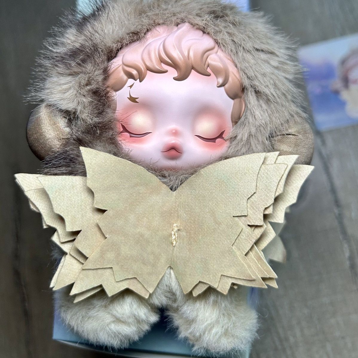 POP MART Skullpanda L'impressionnisme Series Plush Teakwood