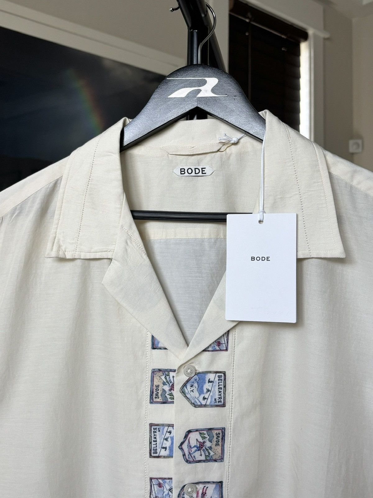 Bode BODE SILK SKI RESORT BUTTON UP SHIRT Size US XL / EU 56 / 4 - 4 Thumbnail