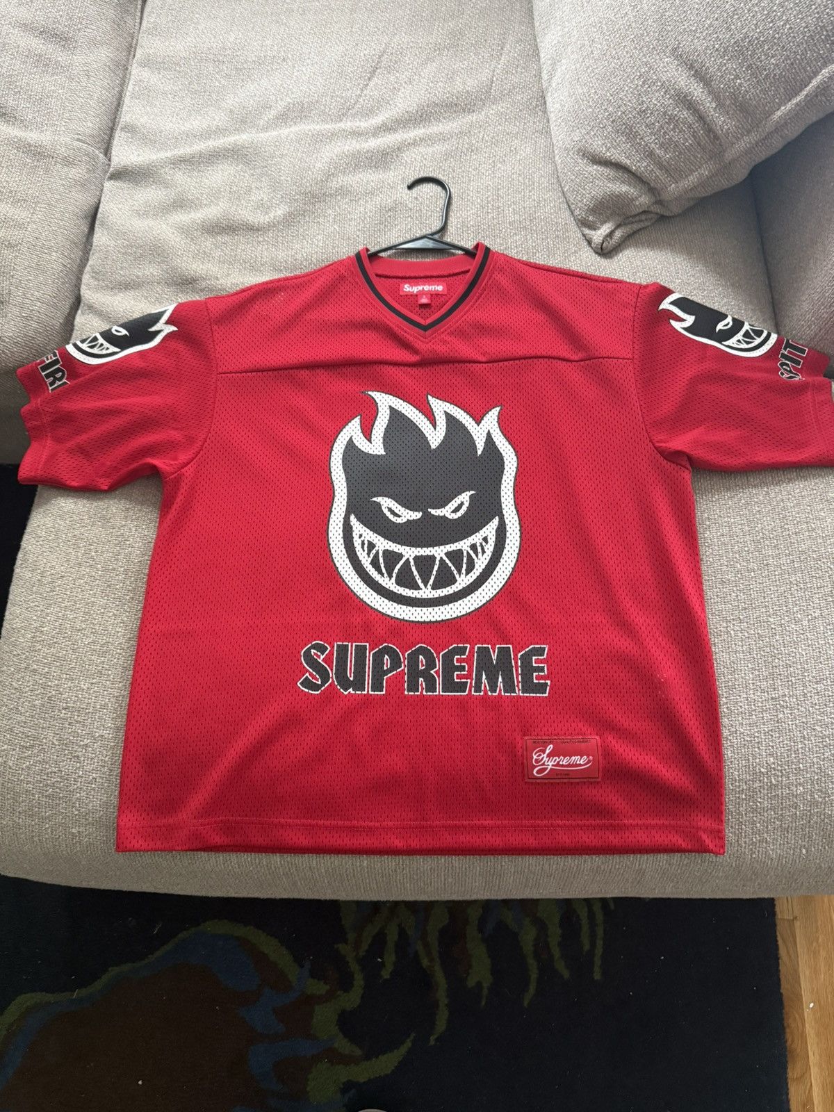 Supreme Supreme Rose Bowl Tournament of Roses Jersey Red #15 | Grailed