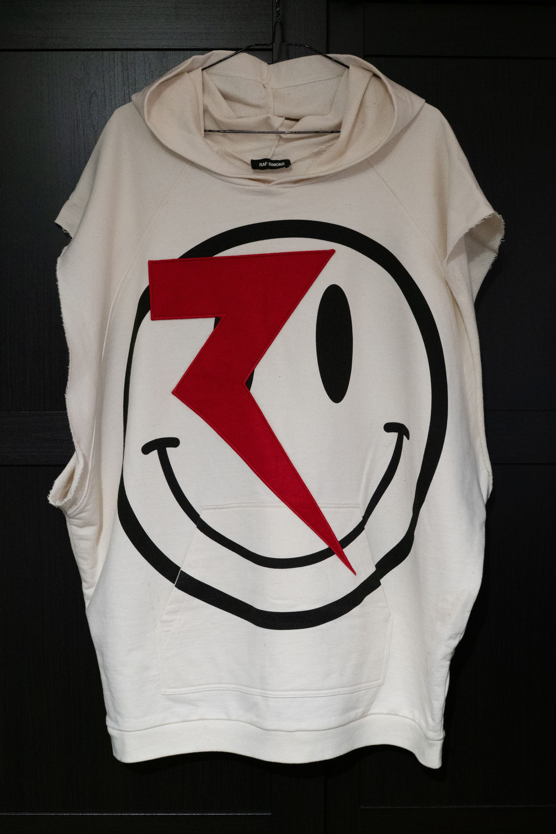 Raf Simons Smiley R sleeveless hoodie [ss20 szXS] Size US XS / EU 42 / 0 - 1 Thumbnail