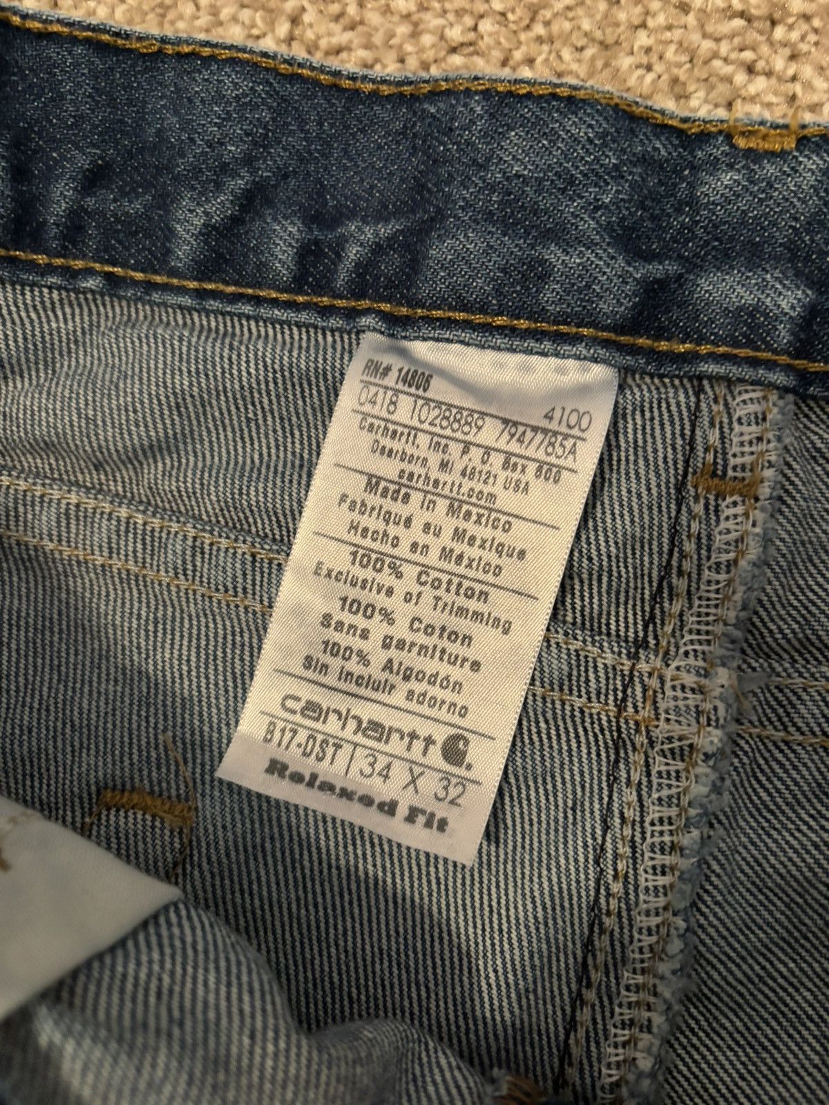 Carhartt Carhartt Workwear Pants Size US 34 / EU 50 - 4 Thumbnail