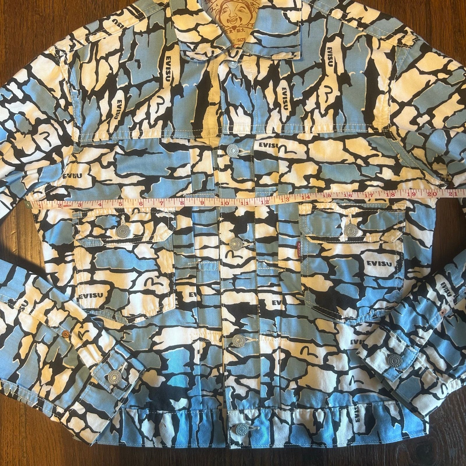 Evisu Evisu Ishigaki Camo Trucker Jacket. Size M / US 6-8 / IT 42-44 - 2 Thumbnail