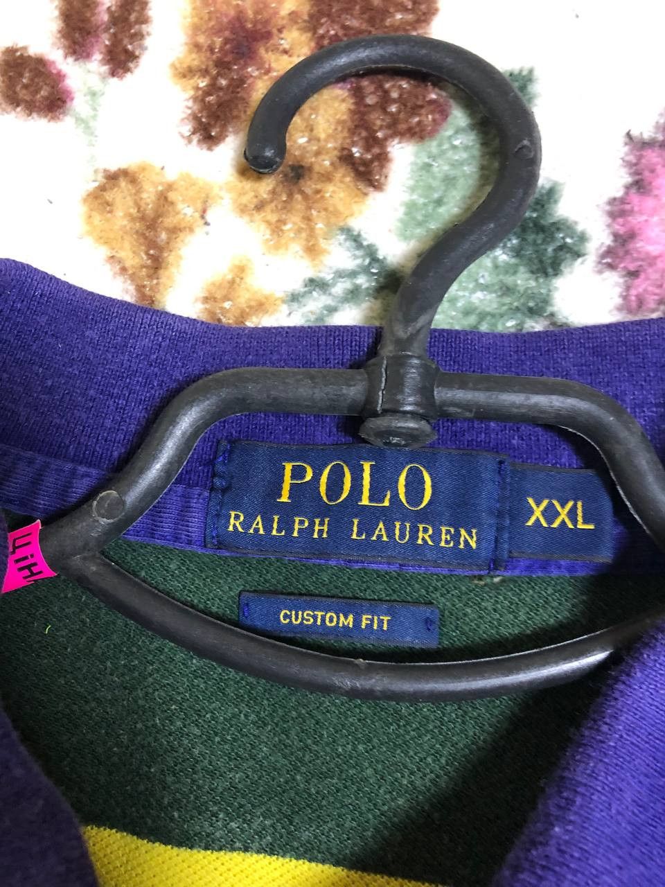 Polo Ralph Lauren Vintage Y2K Polo Ralph Lauren Stripped Polo Tee Size US XXL / EU 58 / 5 - 12 Thumbnail