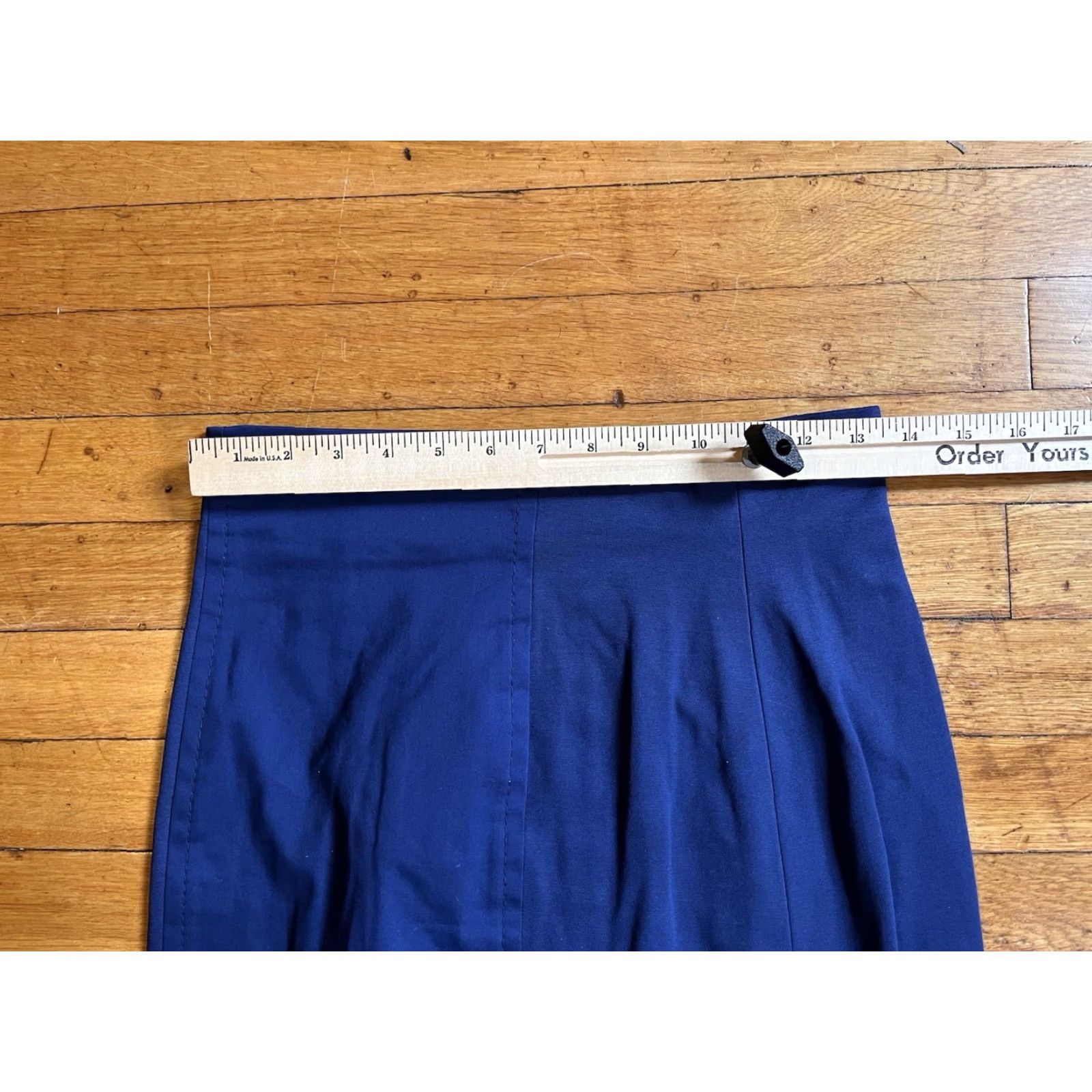 Escada VINTAGE Escada Skirt Suit Women’s 3 Piece Blazer Blouse Skirt Blue 34 Size 24" / US 00 / IT 34 - 3 Thumbnail