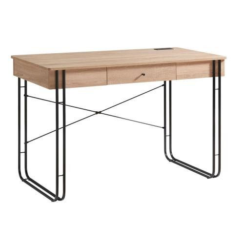 Designer × Homemade Computer Desk Writing Desk with One Drawer Metal Legs and US Size US L / EU 52-54 / 3 - 2 Thumbnail
