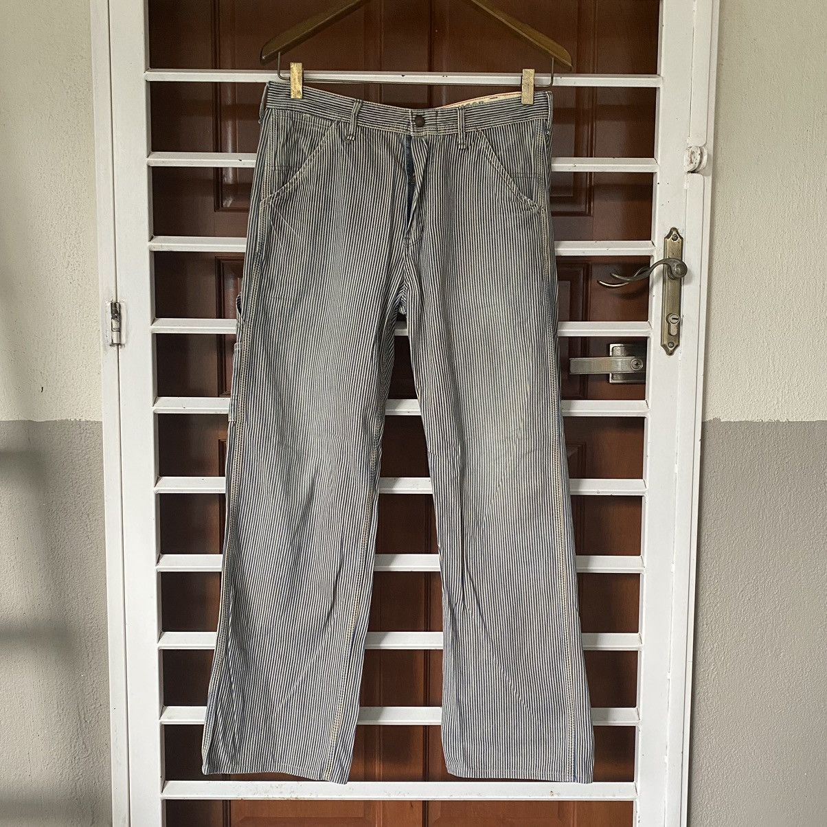 Japanese Brand × OMNIGOD Omnigod hickory stripe pants Size US 32 / EU 48 - 1 Thumbnail