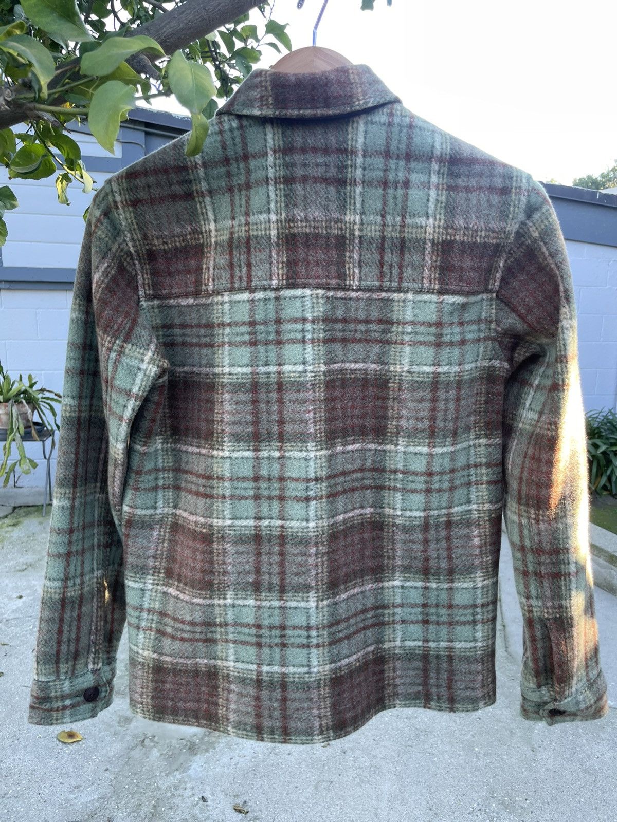 RRL Ralph Lauren RRL Ralph Lauren Plaid Wool Knit Western Shirt XS Size US XS / EU 42 / 0 - 7 Thumbnail