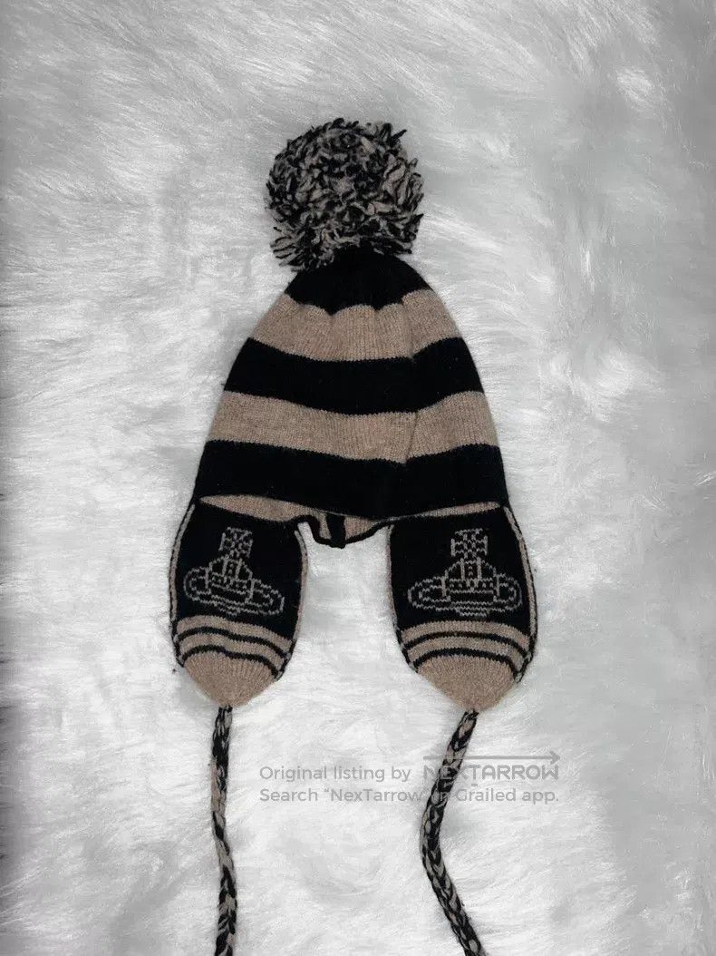Vivienne Westwood Vivienne Westwood Knitted Ear Flap Hat Size ONE SIZE - 4 Thumbnail