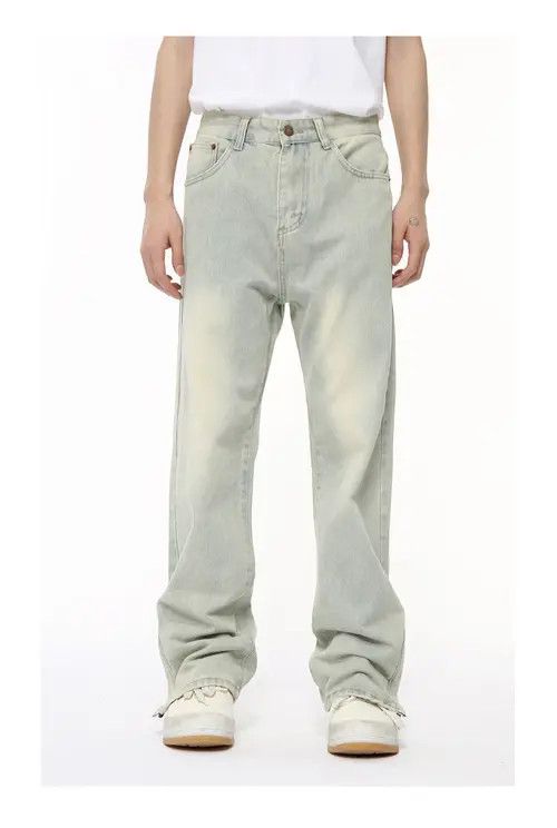 Other High Street Distressed Slit Zipper Jeans Size US 32 / EU 48 - 7 Thumbnail