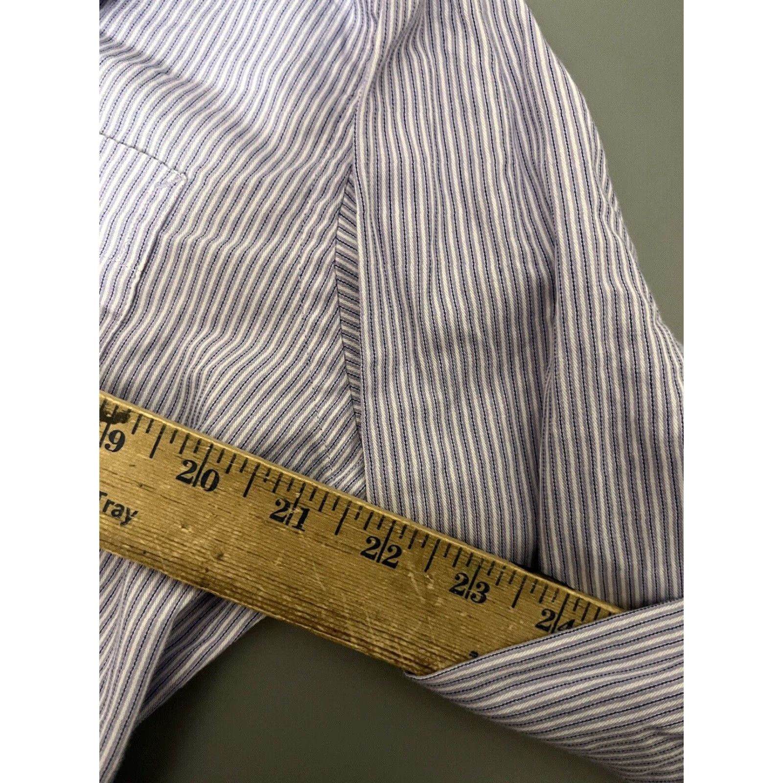 Dockers DOCKERS Men's Button-Up Shirt Medium Purple Striped Long Sleeve Size US M / EU 48-50 / 2 - 5 Thumbnail