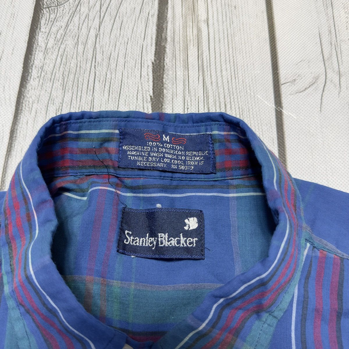 Stanley Blacker × Vintage Vintage plaid shirt Size US M / EU 48-50 / 2 - 4 Thumbnail