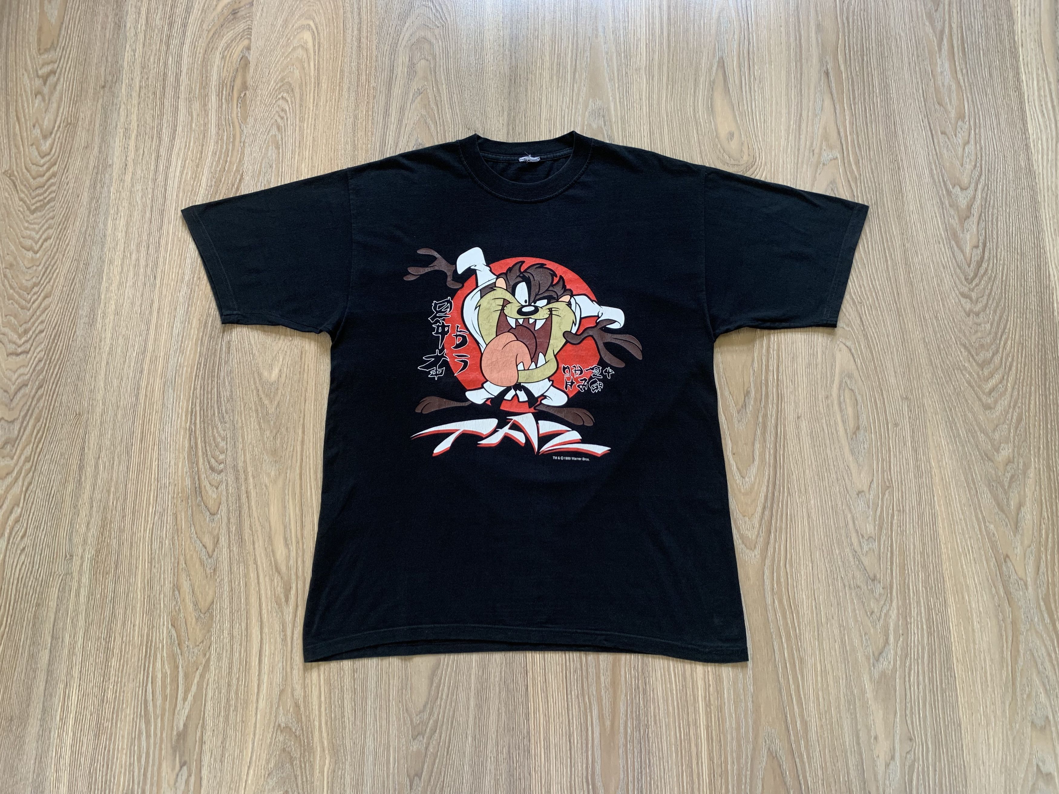 Cartoon Network × Vintage × Warner Bros Rare Warner Bros Looney Tunes TAZ T Shirt 1999 Size US M / EU 48-50 / 2 - 1 Thumbnail