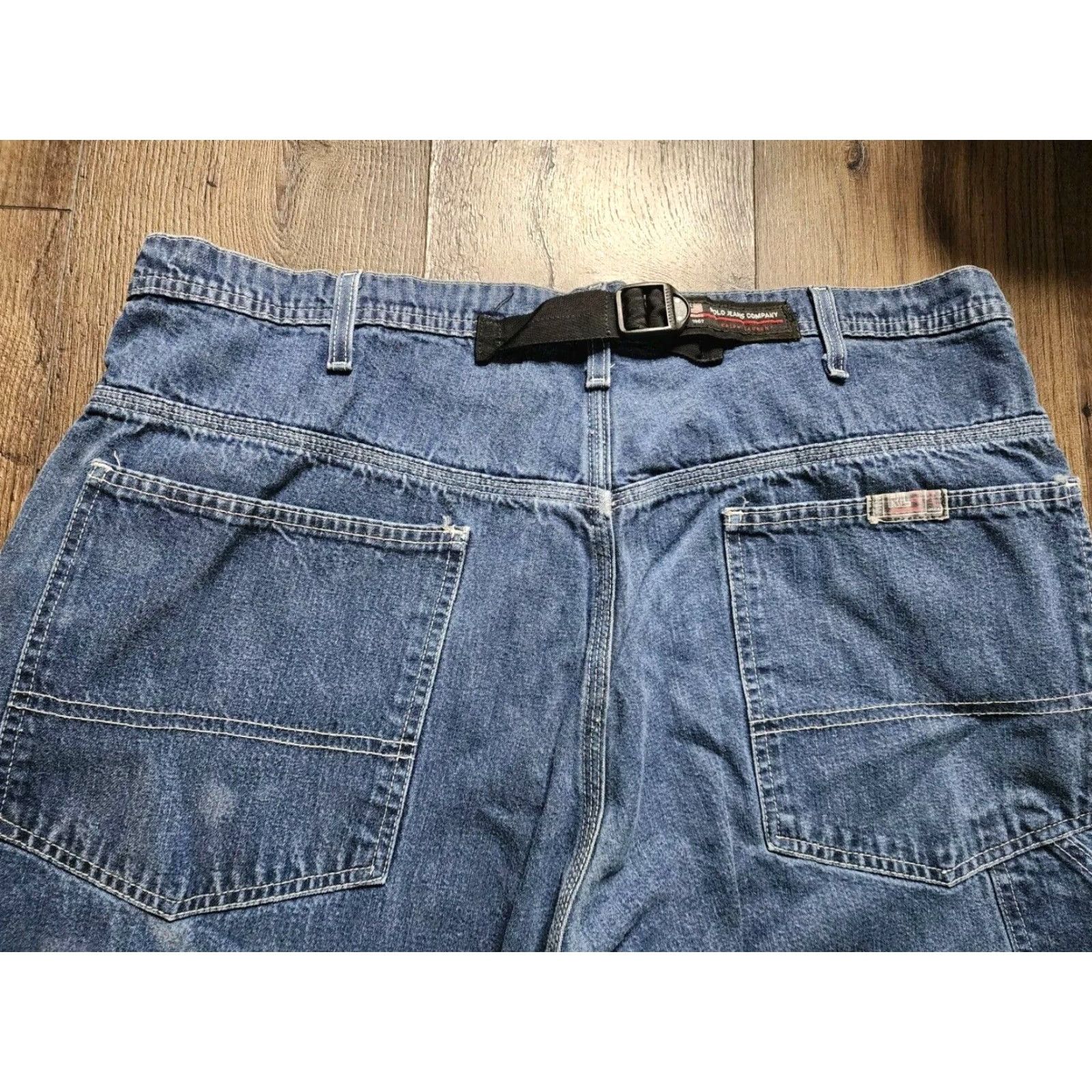 Vintage Vintage 90s Polo Ralph Lauren Mens Jeans Carpenter Denim Baggy Straight Fit Medium Wash 38x32 Y2K Hip Hop Size US M / EU 48-50 / 2 - 4 Thumbnail