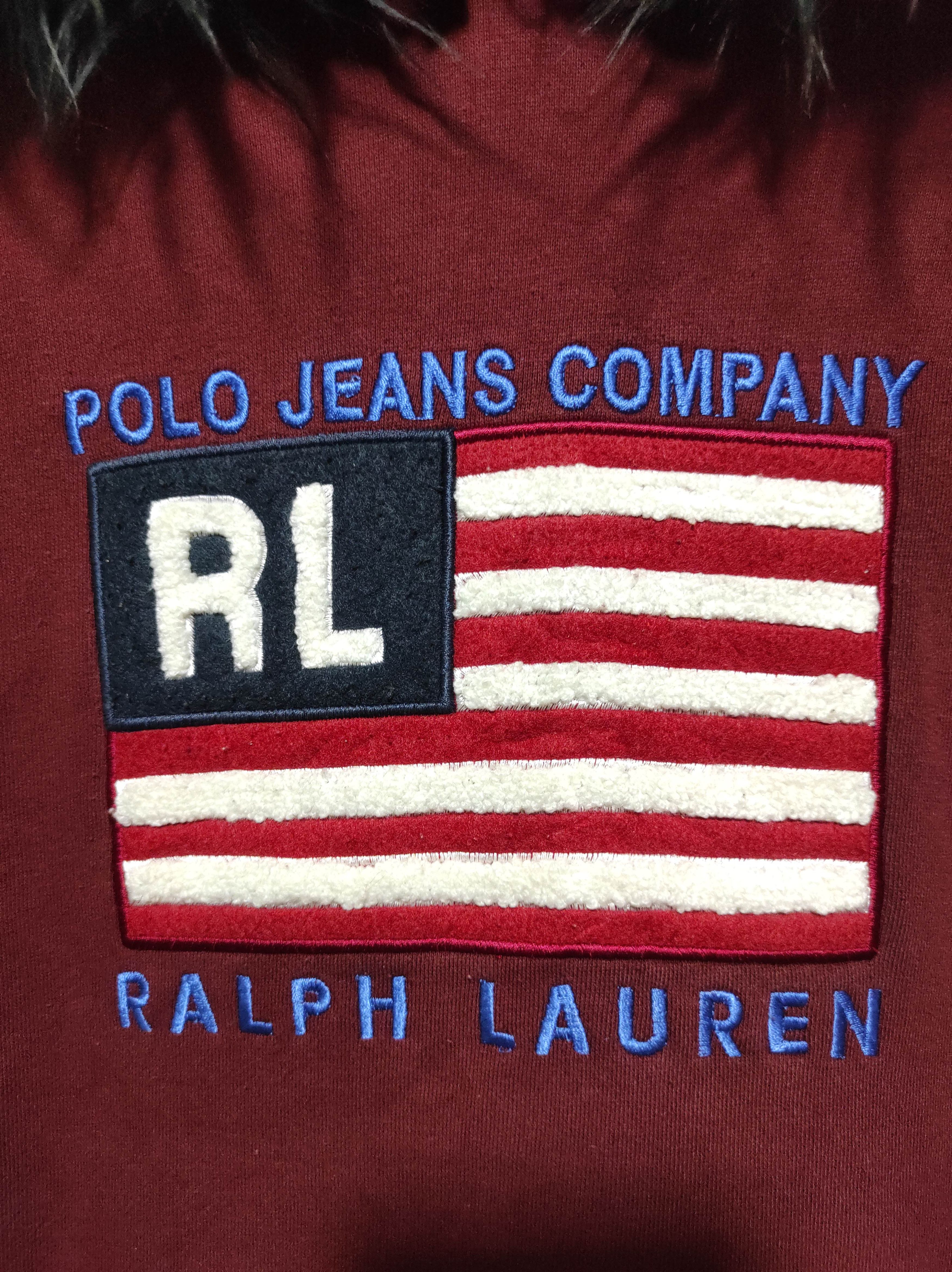 If Six Was Nine Polo Jeans Company USA flag Fur Hoodie LGB style Size US M / EU 48-50 / 2 - 4 Thumbnail