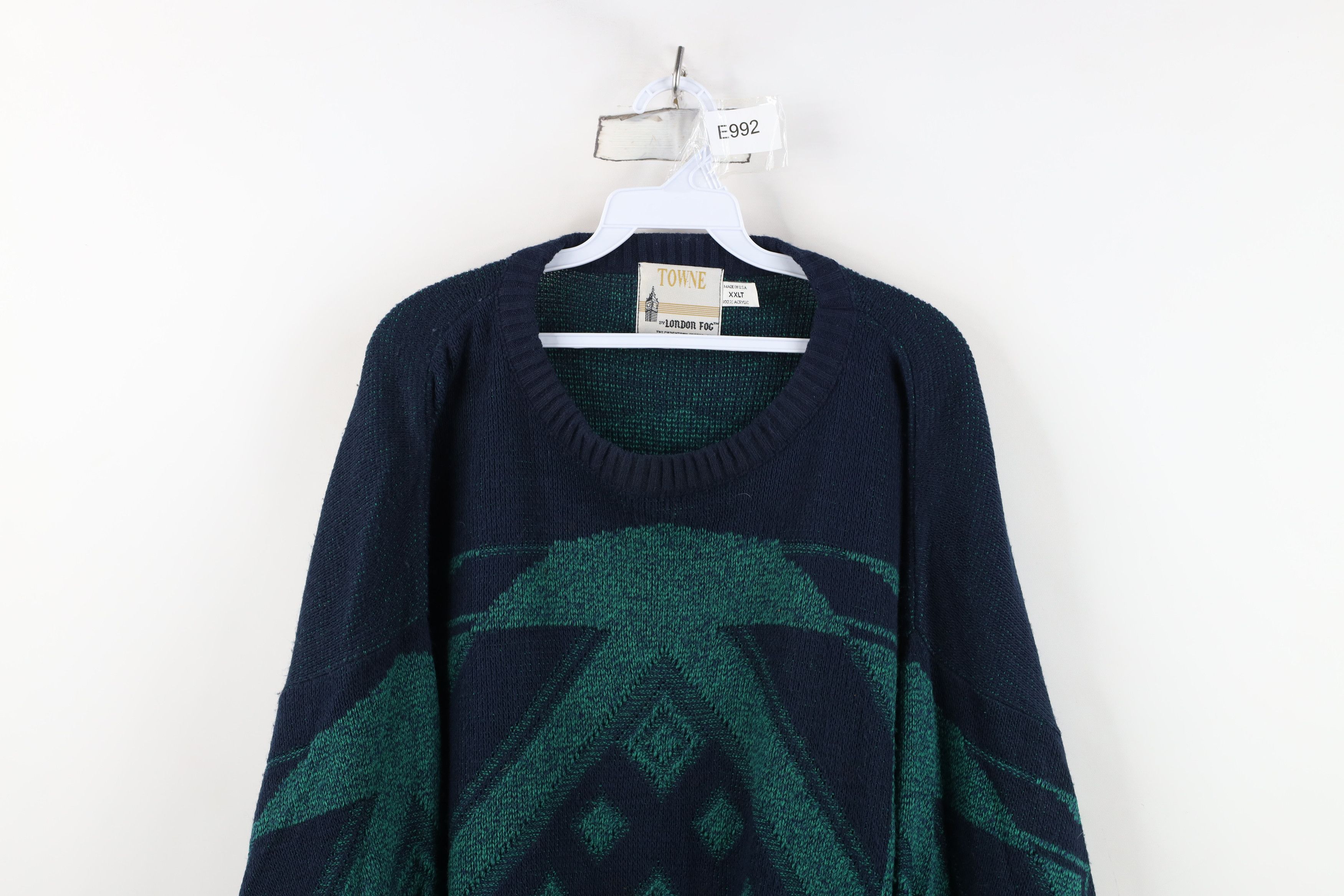 Vintage Vintage 90s Streetwear Southwestern Geometric Sweater USA Size US XXL / EU 58 / 5 - 2 Thumbnail