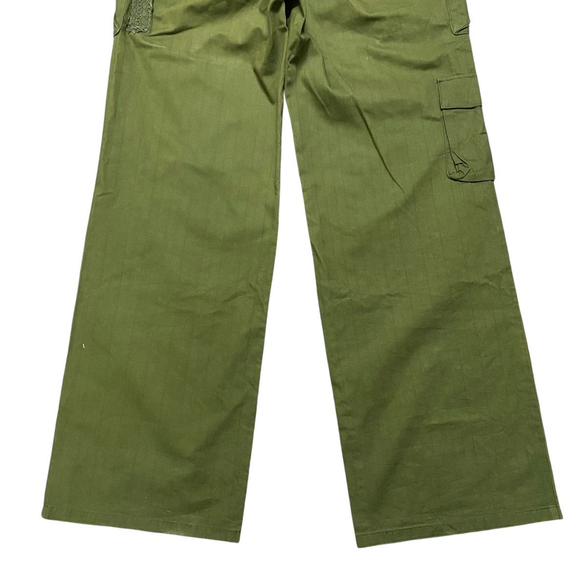 Issey Miyake Vintage Sunaokuwahara Military Patchwork Combat Pants Size 30" / US 8 / IT 44 - 13 Thumbnail