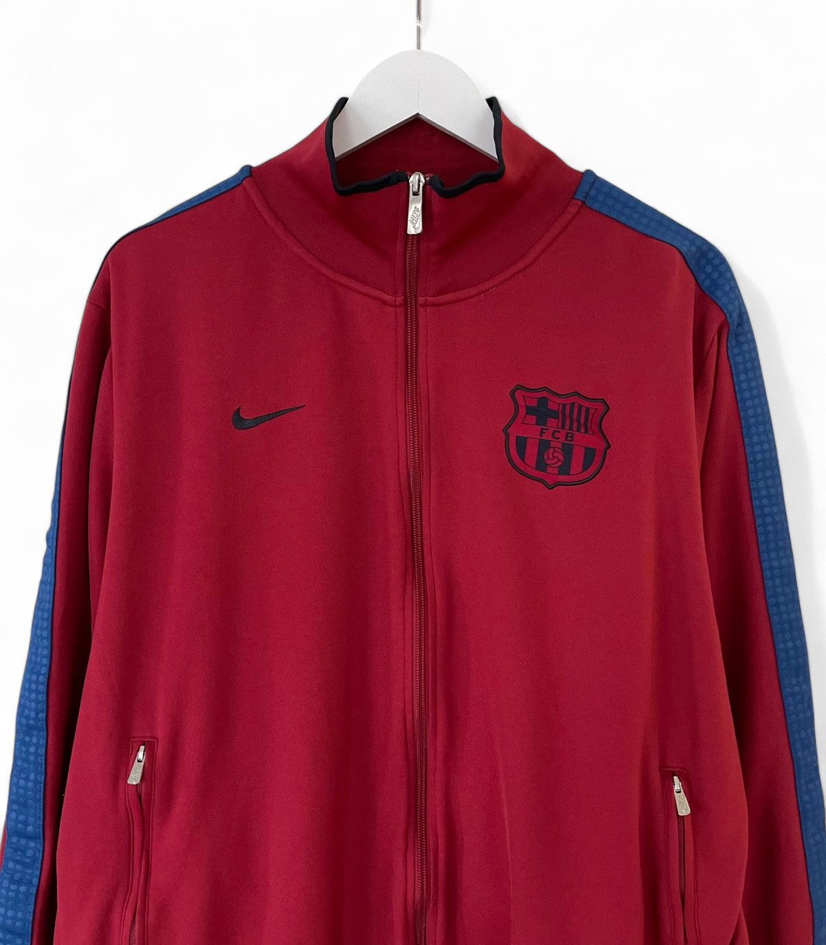 Nike × Vintage Barcelona Spain Nike 2010 Football Soccer Jacket Size XL Size US XL / EU 56 / 4 - 3 Thumbnail