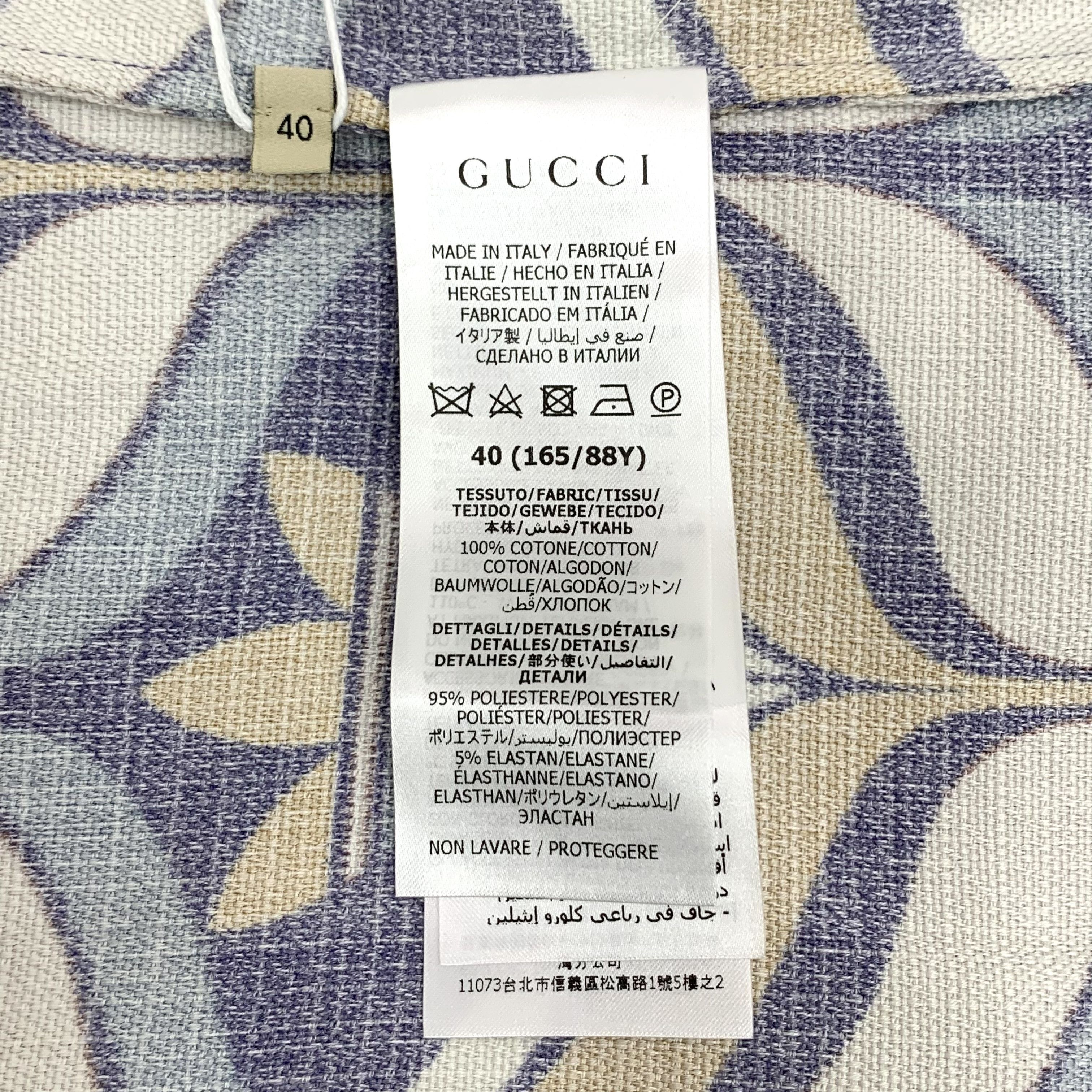 Gucci Gucci x Adidas Logo Print Shirt (M) Size US M / EU 48-50 / 2 - 6 Thumbnail