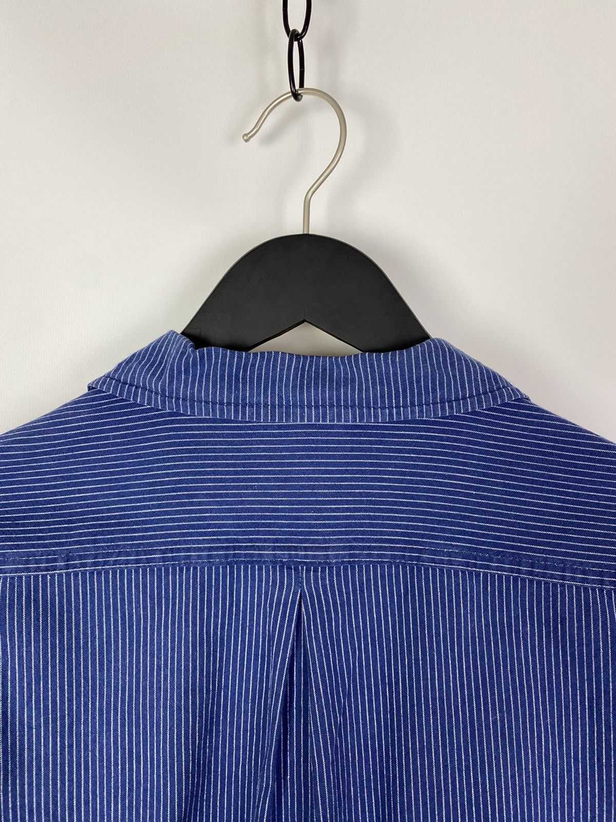 Vintage 90s Vintage Kempel Hickory Stripe Chore Work Over Shirt Size US S / EU 44-46 / 1 - 11 Thumbnail