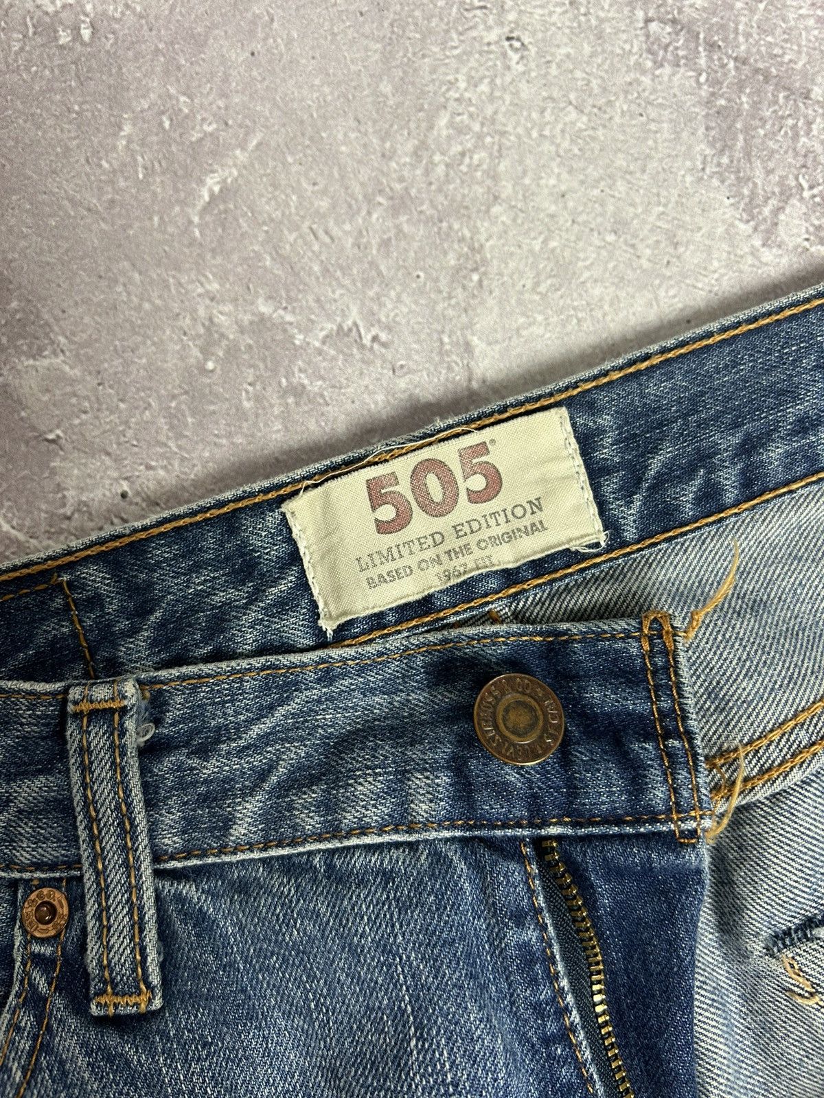 Levi's × Levi's Vintage Clothing × Vintage y2k Levis 505 Limited Edition Jeans Vintage 30x34 90s RARE Size US 30 / EU 46 - 6 Thumbnail