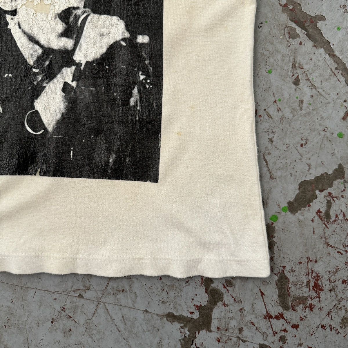 Band Tees × Vintage Vintage 80’s John Lydon/Sex Pistols thrashed T-shirt Size US S / EU 44-46 / 1 - 3 Thumbnail