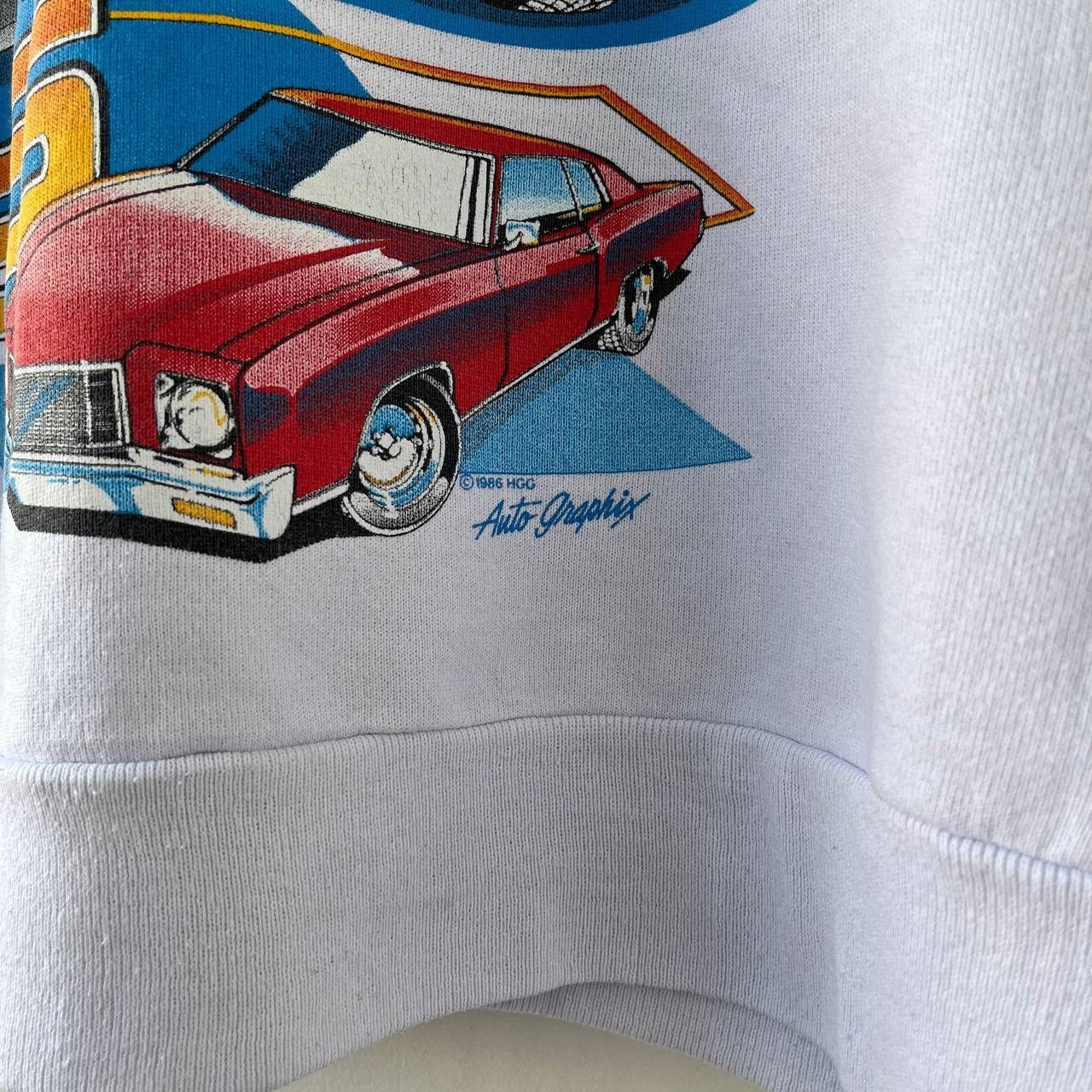 Vintage Vintage 1986 Chevrolet Monte Carlo SS Striped Sweatshirt L Size US S / EU 44-46 / 1 - 4 Thumbnail