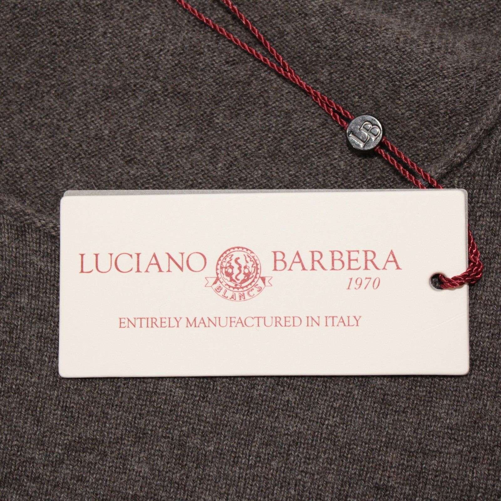 Luciano Barbera Luciano Barbera Sweater Size US M in Gray Size US M / EU 48-50 / 2 - 2 Thumbnail