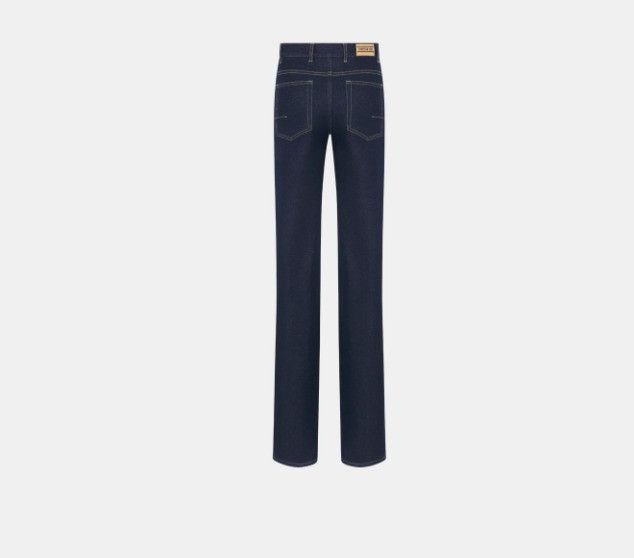 Dior o1w1db10225 412P36A3 Fitted Jeans in Deep Blue Size 27" / US 4 / IT 40 - 2 Thumbnail