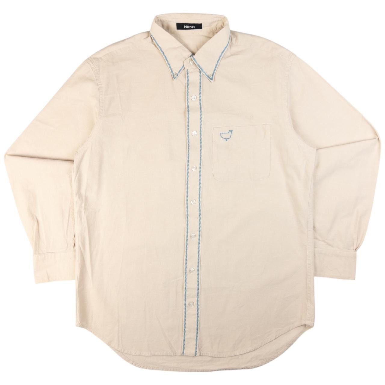 Issey Miyake Ne-Net By Issey Miyake Long Sleeve Button Up Shirt Size M Size US M / EU 48-50 / 2 - 1 Thumbnail