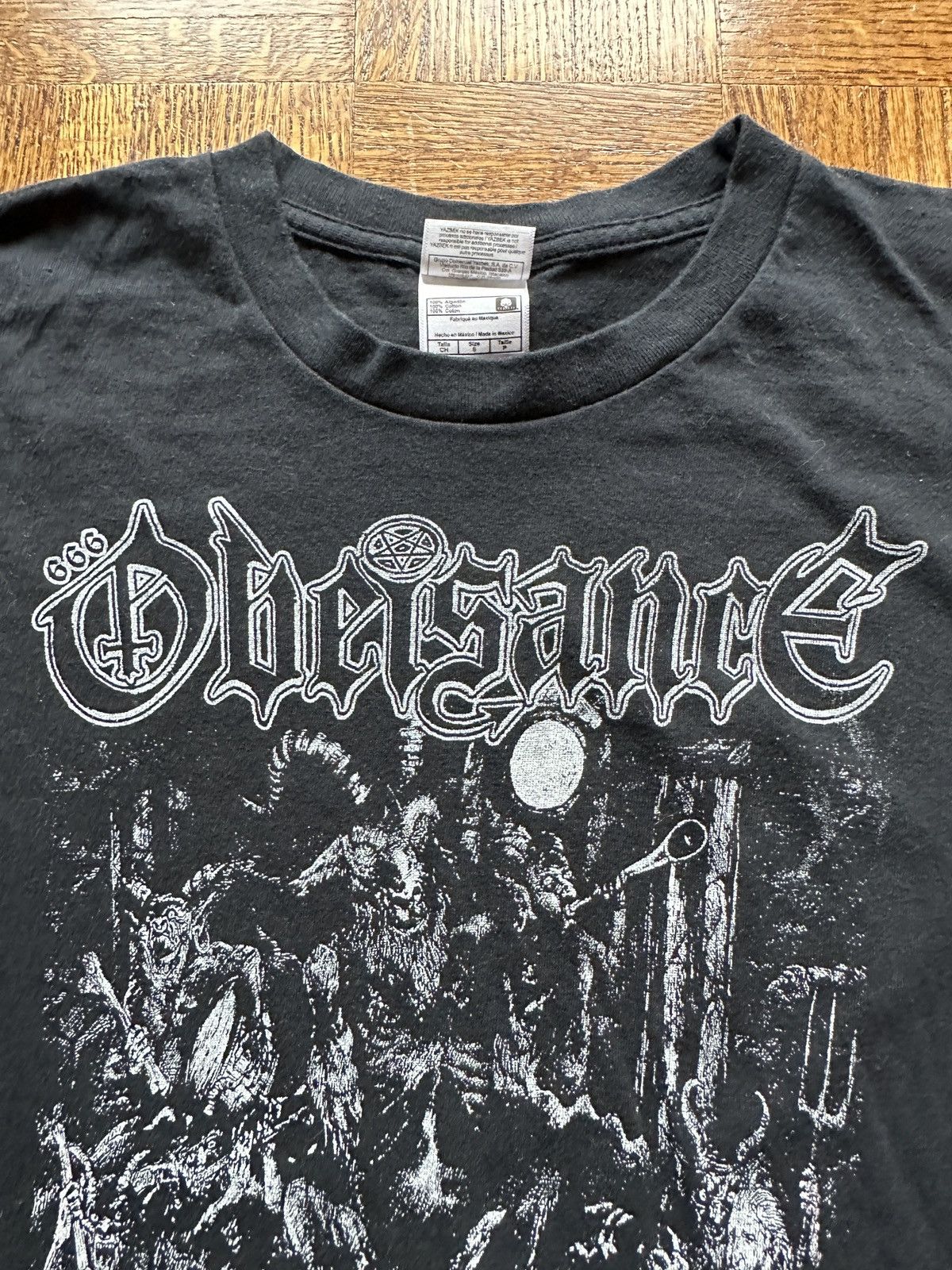 Band Tees Vintage Y2K Obeisance Black Metal Double Sided Graphic Tee Size US S / EU 44-46 / 1 - 5 Thumbnail