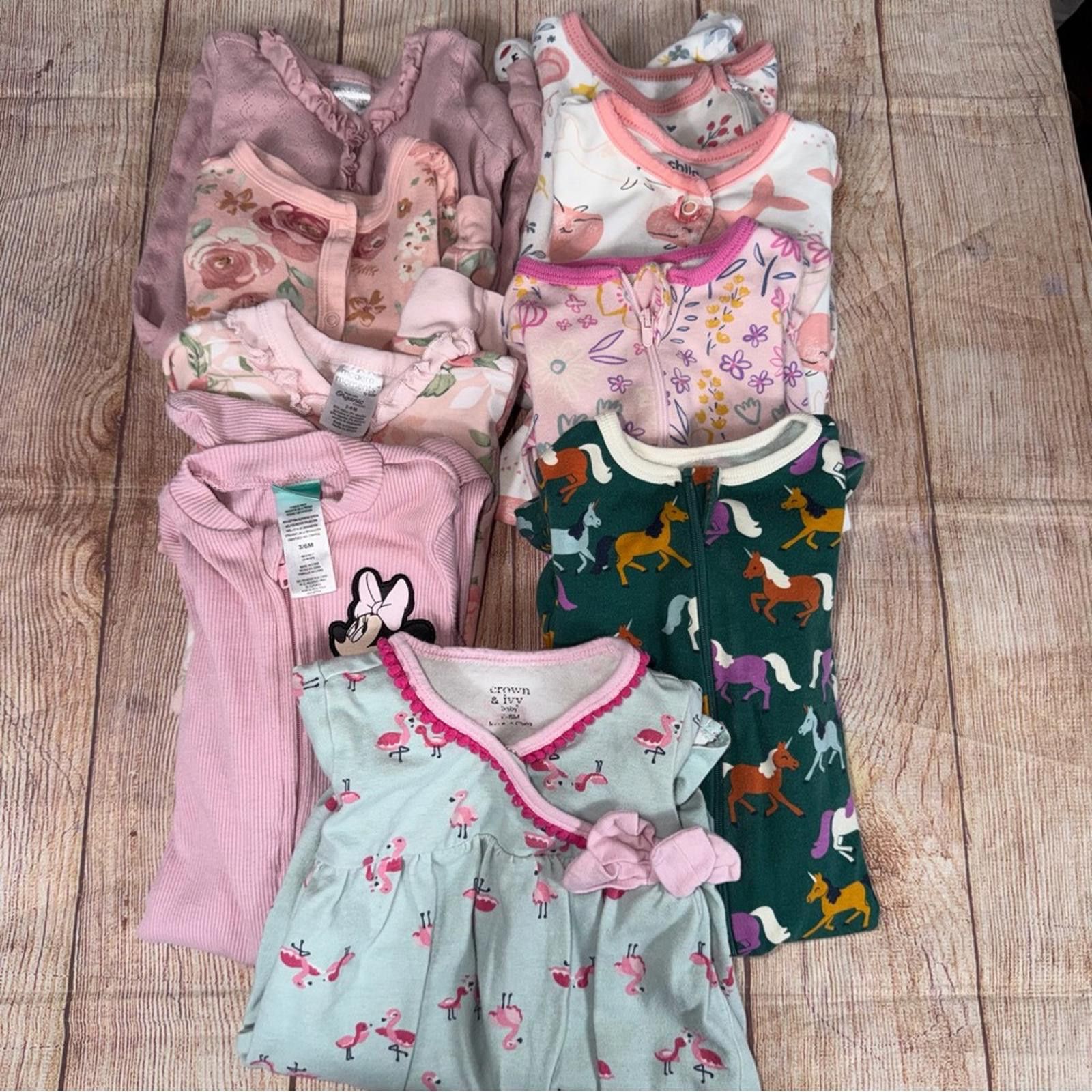 Other 3-6 Month Baby Girl Sleeper Bundle Size ONE SIZE - 1 Thumbnail