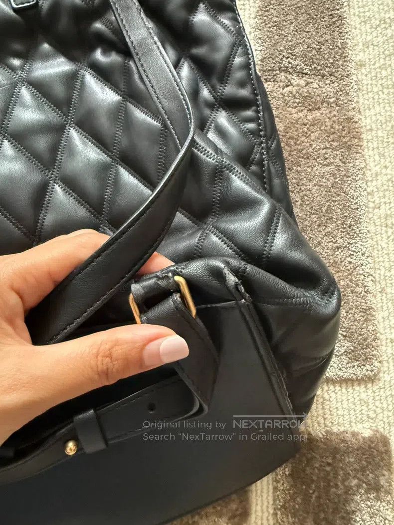 Givenchy Givenchy Black Diamond Pattern Backpack, Metal Hardware Size ONE SIZE - 3 Thumbnail