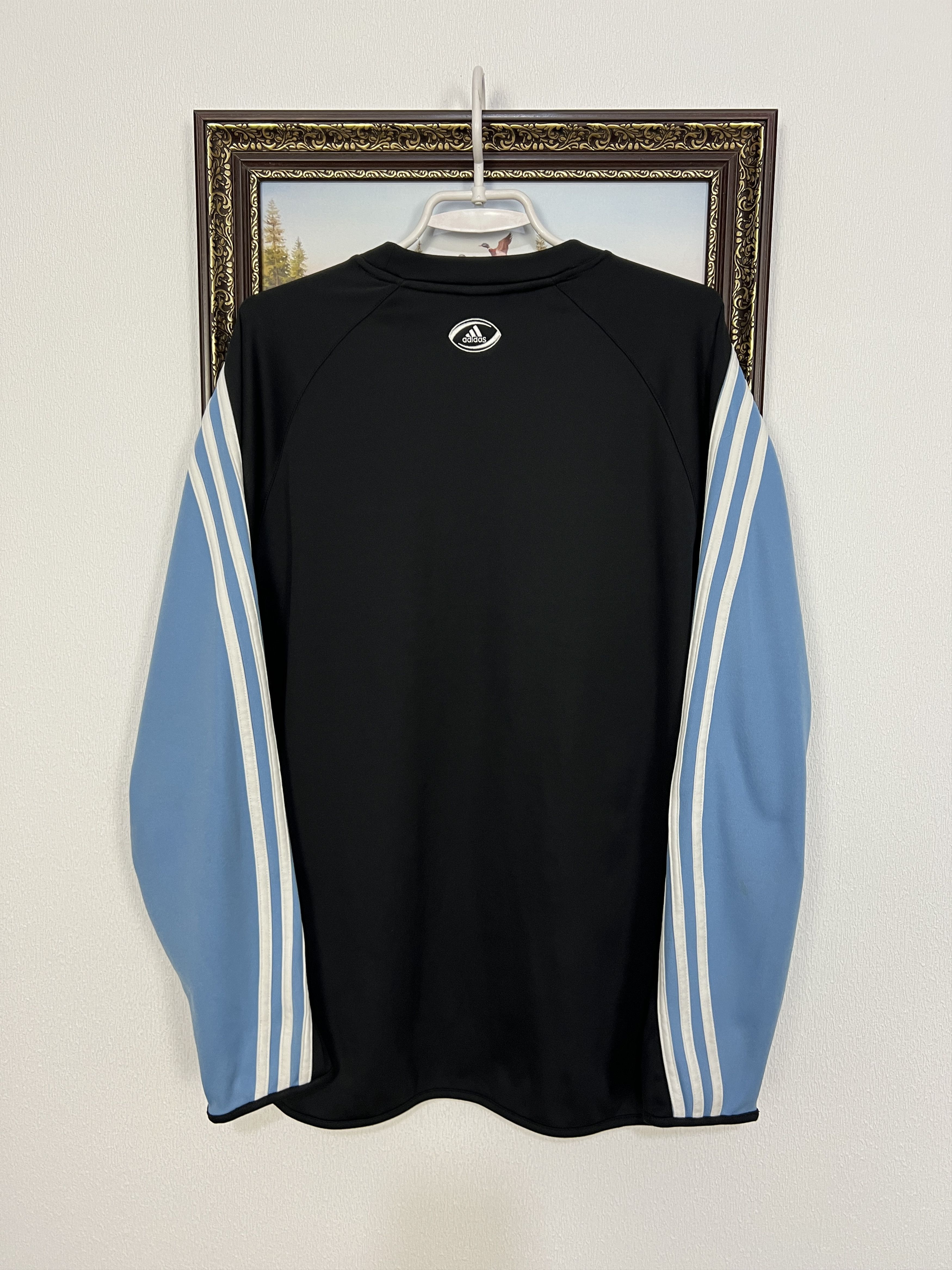 Adidas Vintage All Black New Zealand Rugby Union Train Sweatshirt Size US S / EU 44-46 / 1 - 8 Thumbnail