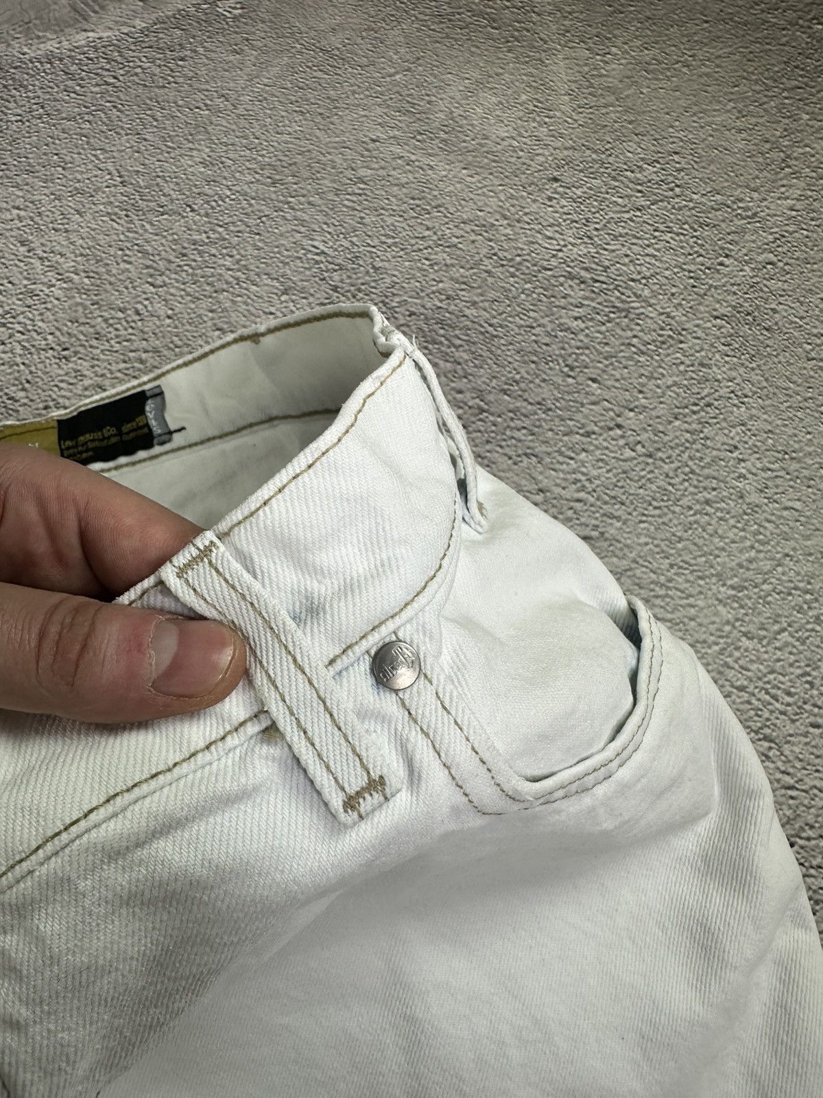 Jean × Levi's × Vintage Vintage Levi’s Silver Tab Lean Baggy Short 90s USA Y2K Size US 33 - 11 Thumbnail
