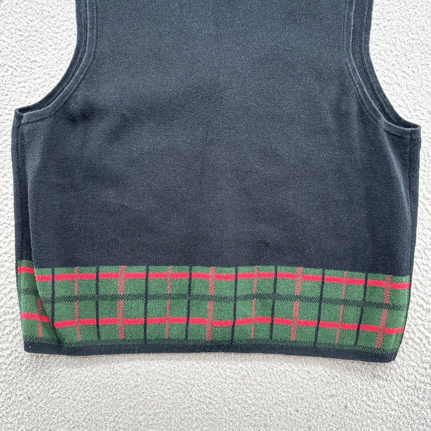 Vintage Crystal Kobe Christmas Sweater Vest XS?1X Shirt? Size XL / US 12-14 / IT 48-50 - 7 Thumbnail