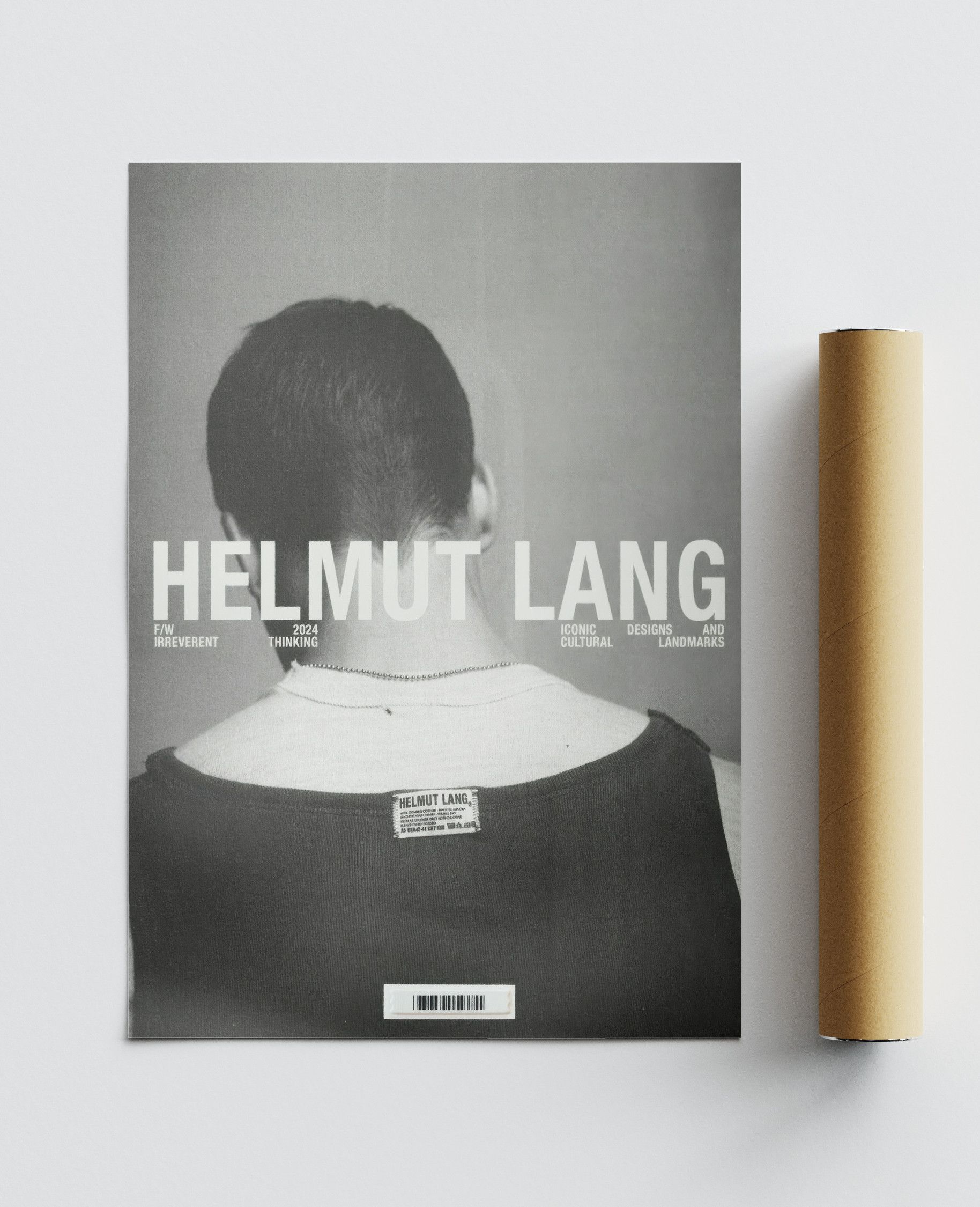 Helmut Lang 90s Helmut Lang Poster Gift Vintage Archive Lookbook Logo Size ONE SIZE - 4 Thumbnail