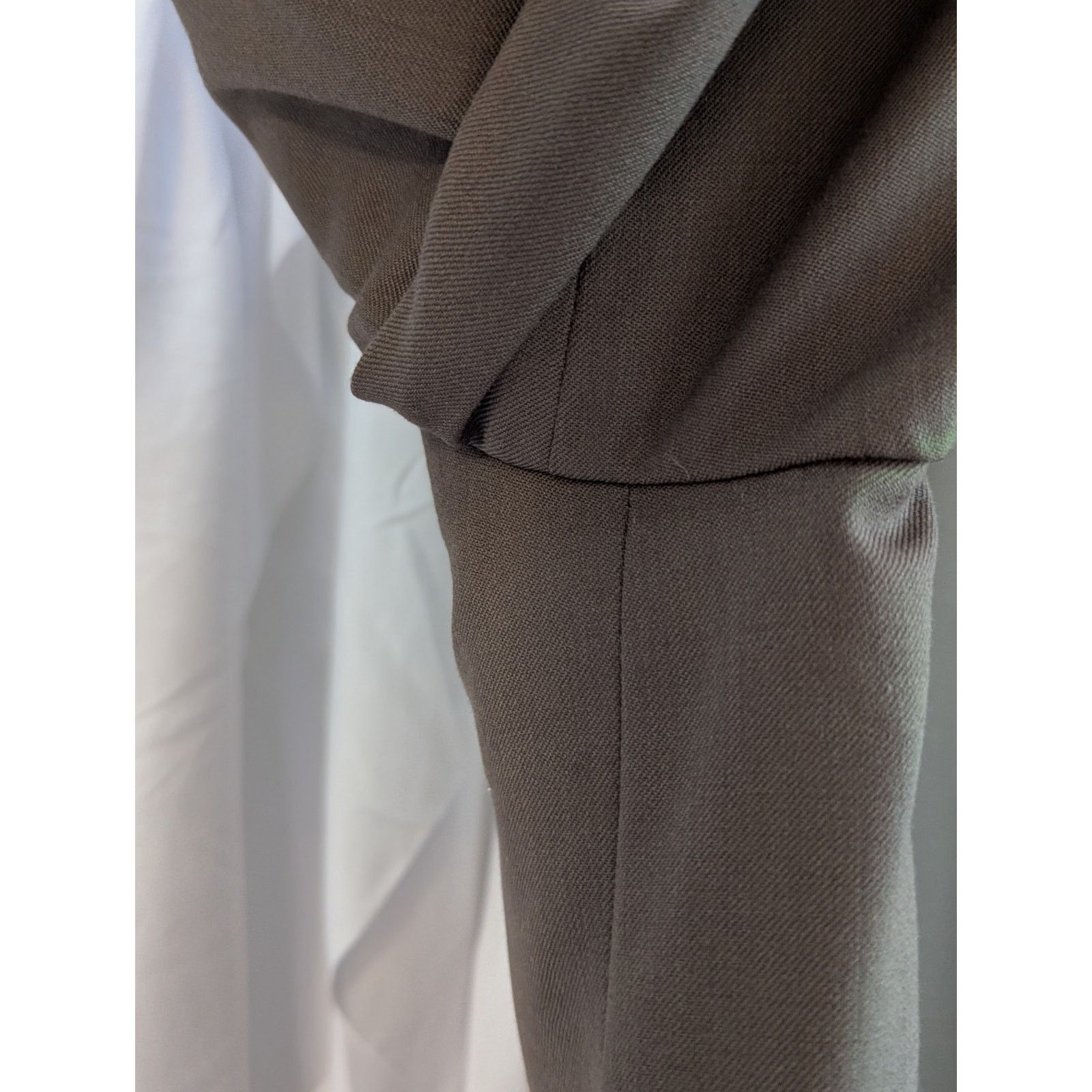 Chaps Size 42R Brown Pure New Wool 2 Button Notch Lapel Blazer Size 42R - 14 Thumbnail