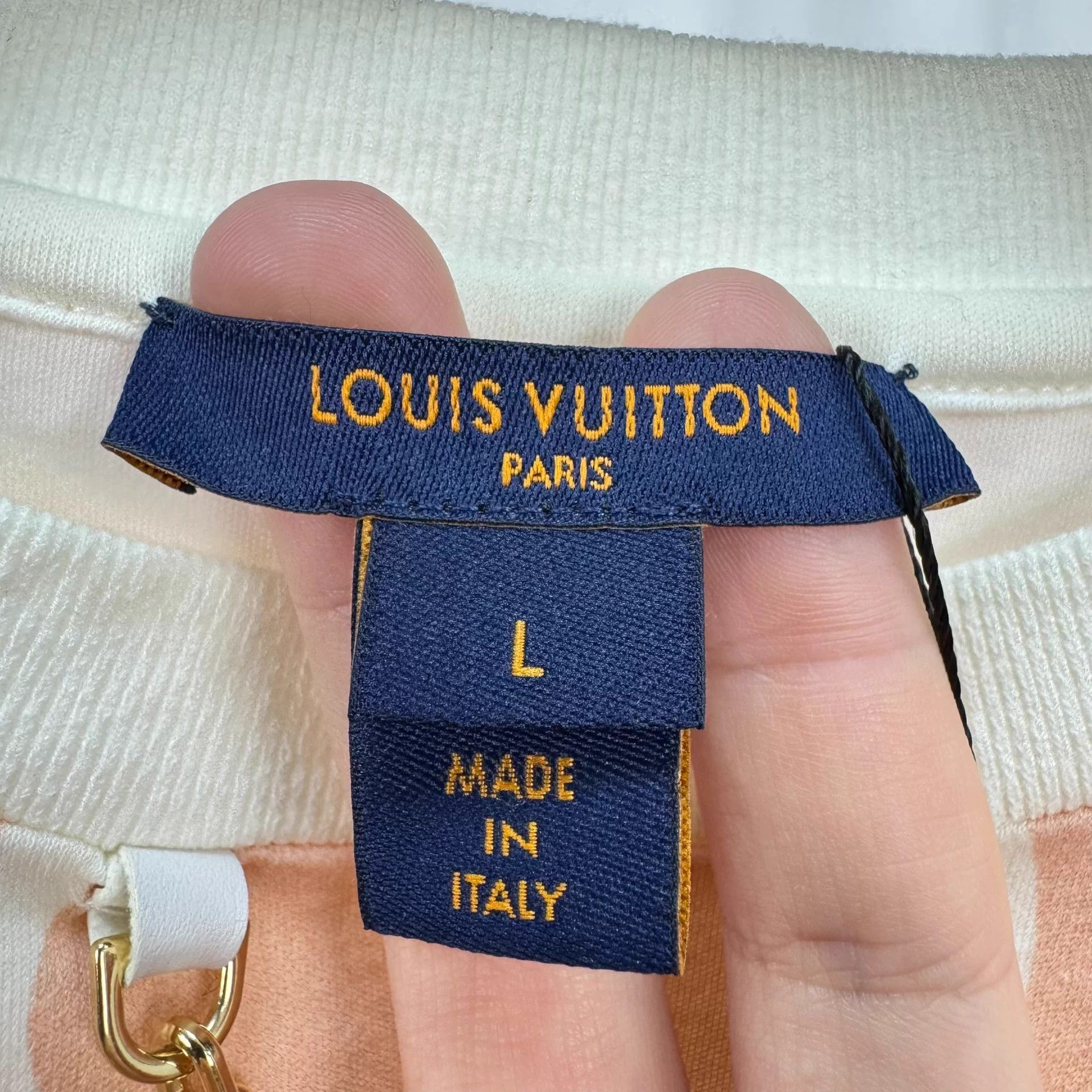 Louis Vuitton Louis Vuitton gradient Monogram chain short sleeve L Size L / US 10 / IT 46 - 6 Thumbnail