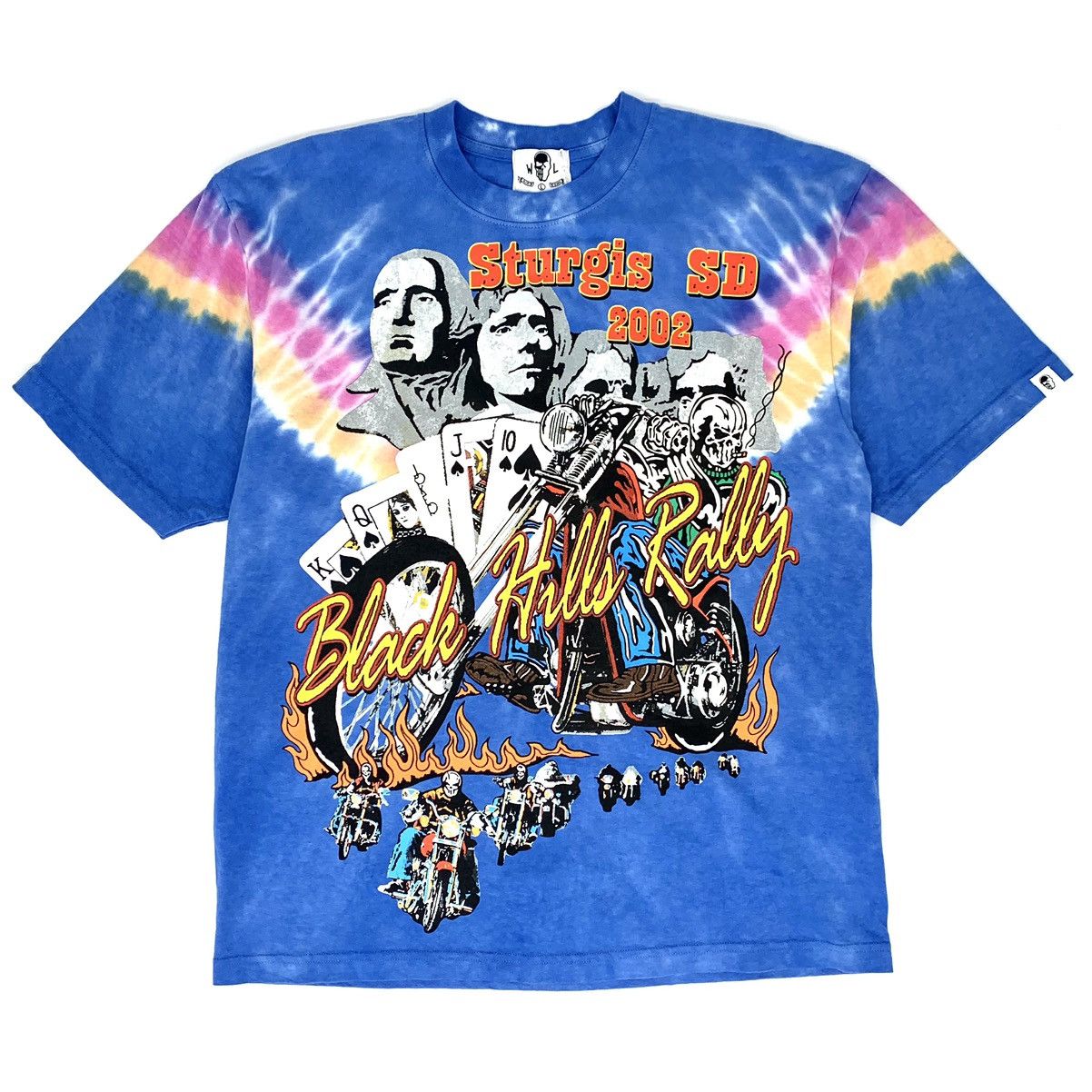 Warren Lotas 2024 WARREN LOTAS STURGIS ROYAL FLUSH TIE-DYE T-SHIRT (L) Size US L / EU 52-54 / 3 - 1 Thumbnail