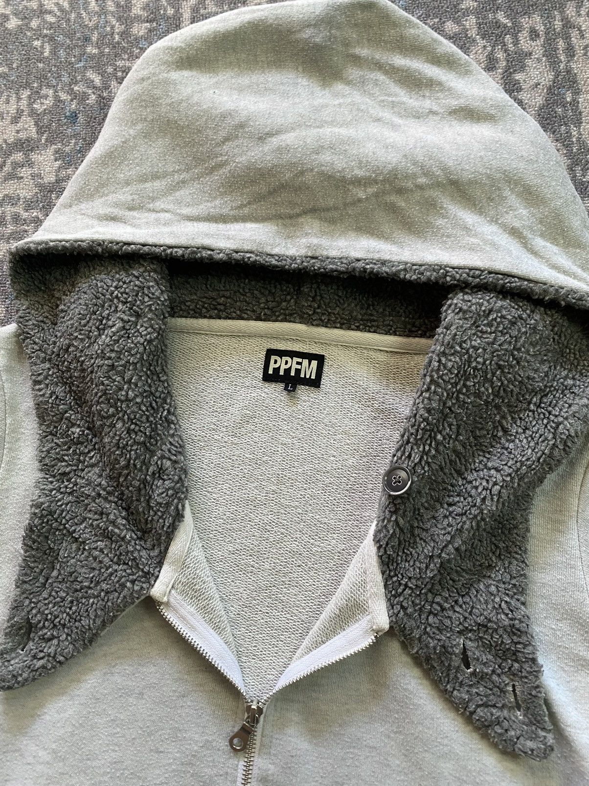 PPFM Vintage Japanes PPFM Hoodie Size US L / EU 52-54 / 3 - 3 Thumbnail