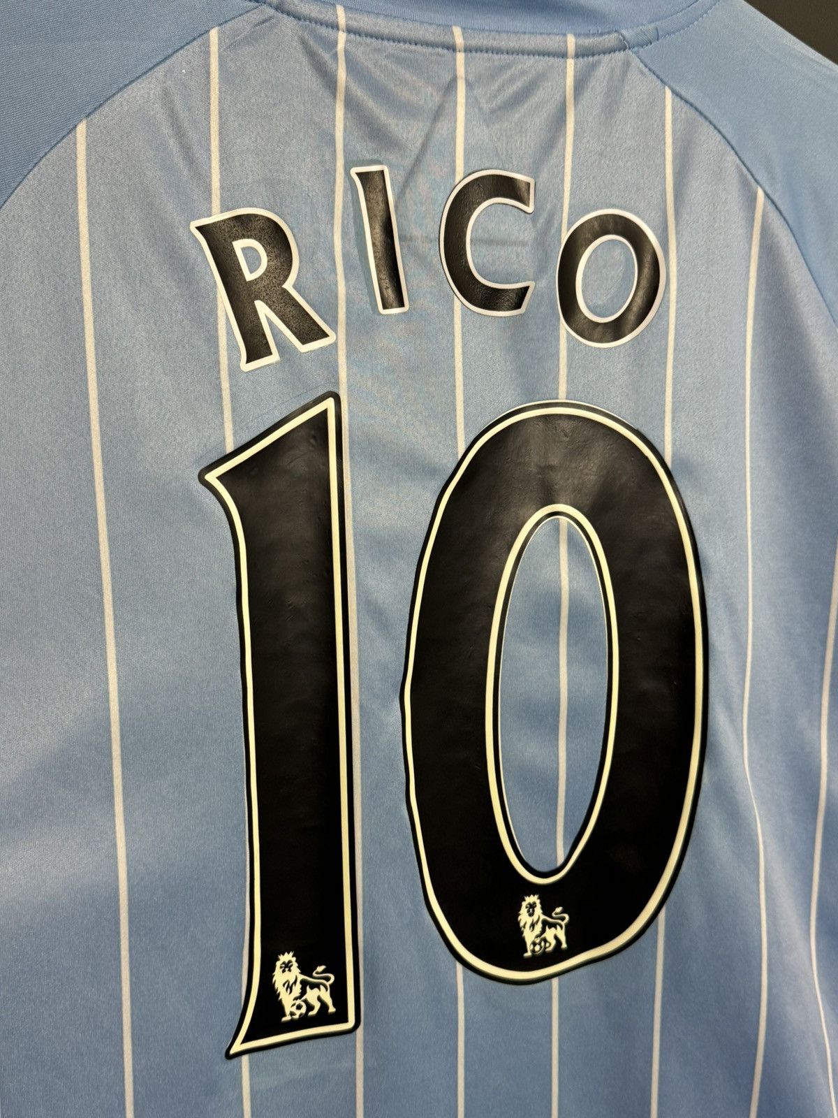 Le Coq Sportif Manchester City 07/08 Home Football Jersey Size US XL / EU 56 / 4 - 4 Thumbnail