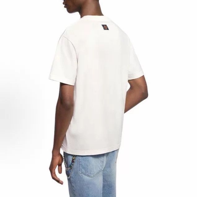 Louis Vuitton LV 25 Monogram Beaded Logo Short Sleeve White XXL Size US XXL / EU 58 / 5 - 8 Thumbnail
