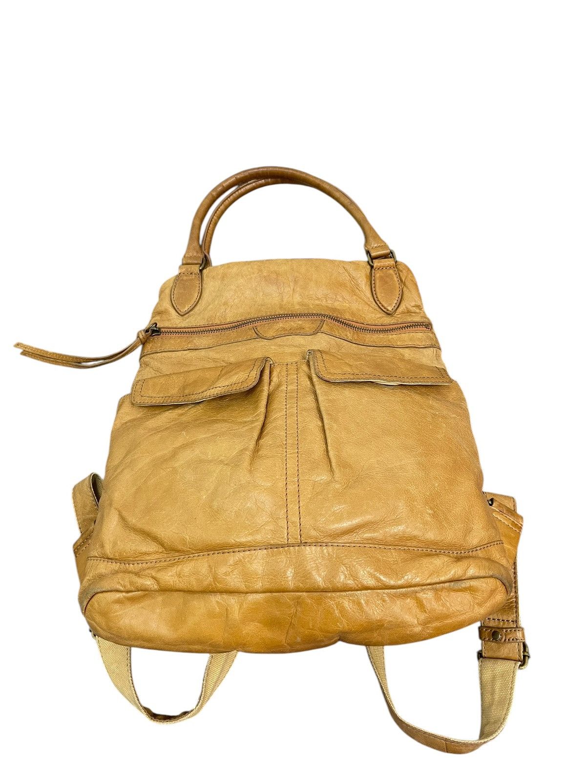 Leather Full Leather Patina Dakota Japan Backpack Bag 1🟩9 Size ONE SIZE - 6 Thumbnail