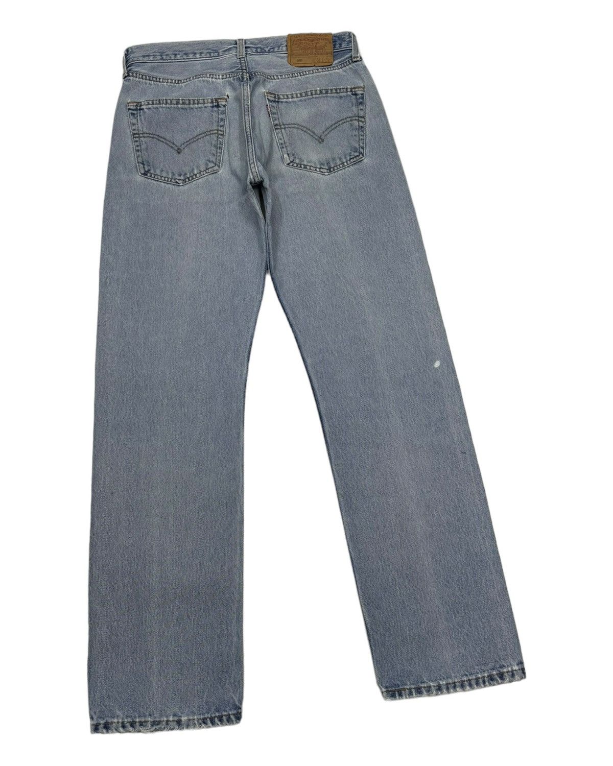 Levi's 🔥Vintage Levis 501 Blue Wash Distressed Denim Jeans Size US 30 / EU 46 - 4 Thumbnail