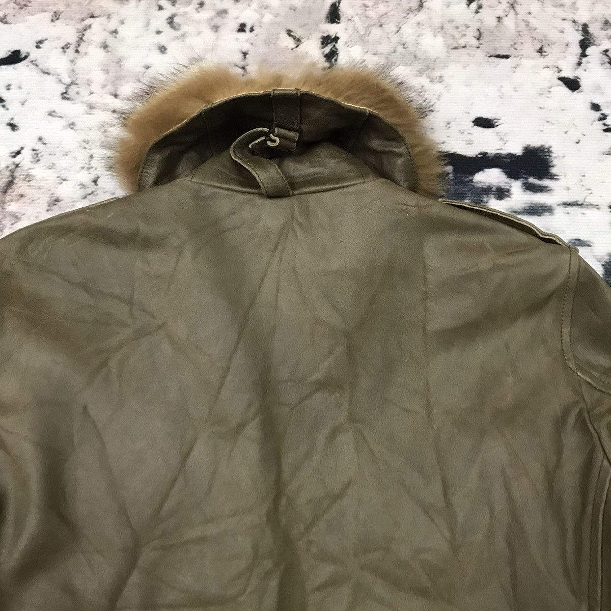 ABAHOUSE × If Six Was Nine × Japanese Brand Vintage Abahouse Colded Neck Leather Jacket Parka Size US S / EU 44-46 / 1 - 12 Thumbnail