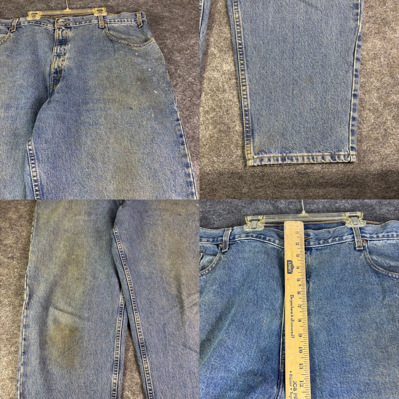 Levi's Levi's 560 Loose Fit Tapered Leg Jeans Mens 42x30 Denim Medium Wash 00560-4891 Size US 42 / EU 58 - 9 Thumbnail